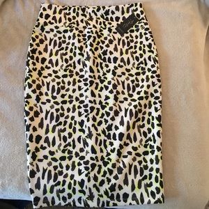 Cute printed pencil skirt